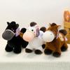 Cute Pony Cloth Doll Plush Toy Foal Doll Zodiac Horse Year Mascot Ornaments Children's Gift
