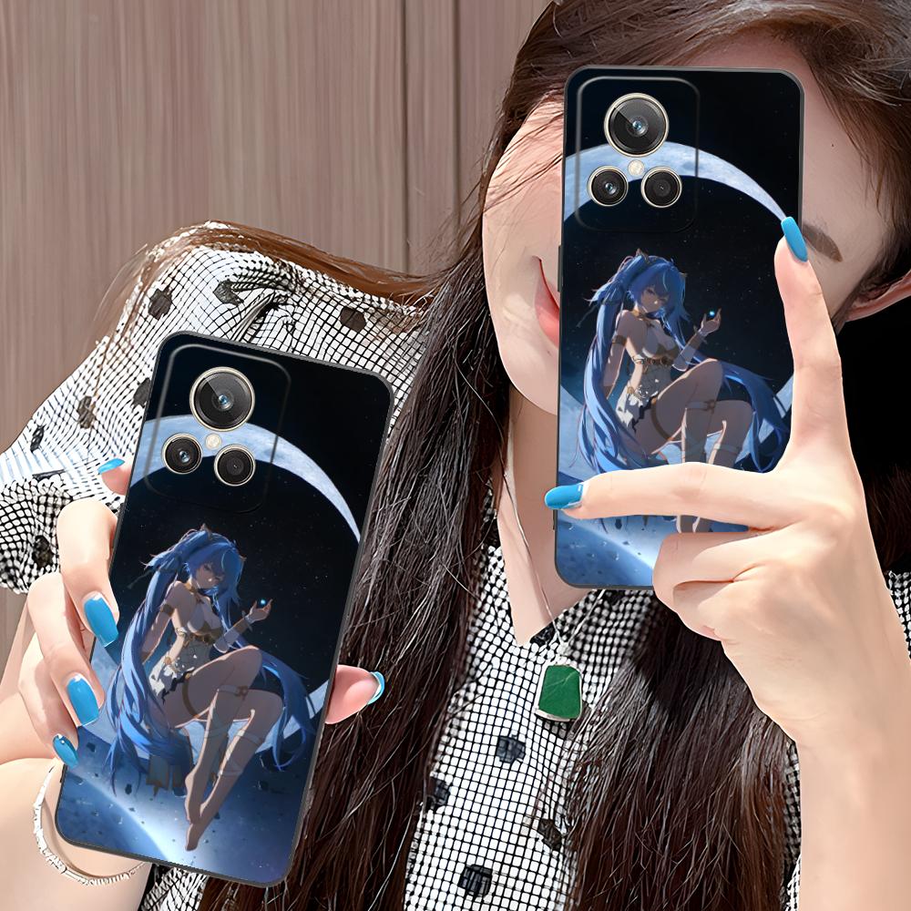 Чехол для мобильного телефона Wuthering Waves Luno из матового ТПУ для Realme 15 14 13 12 11 10 9 Pro Plus T i Lite 5G, цветная печать