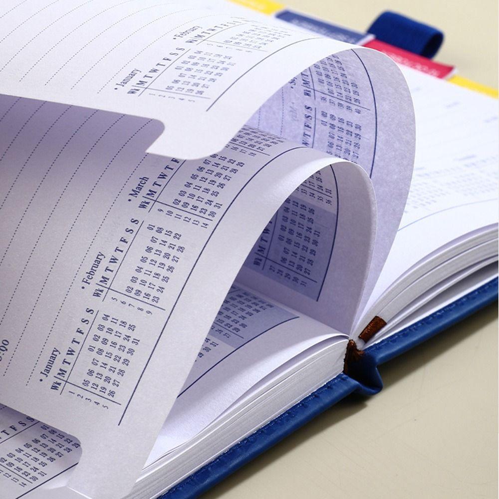 12 месяцев А5 Ежедневник для планирования Английский Блокнот для дел Школа