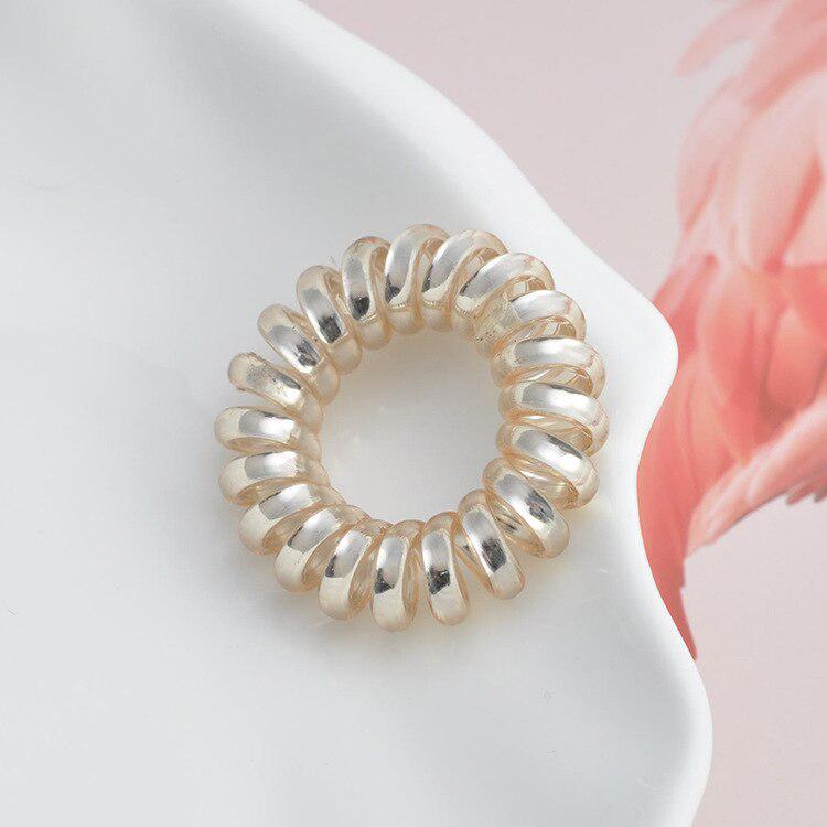 1 шт. полезные эластичные ленты для волос для девочек, аксессуары для волос, резинка для волос, головные уборы, веревка для волос, спиральная форма, резинка для волос, телефонный провод