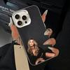 Чехол для телефона Addison Rae для iPhone 11 12 13 14 15 16 Pro Max Plus белый Серебристый Чехол для телефона