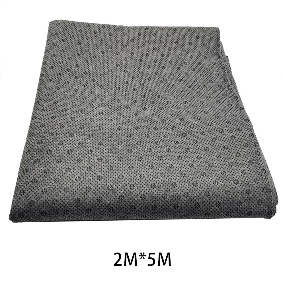 Anti Slip Fabric Grey&Black Plum Blossom Pattern Soft