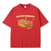 Gluten Morgen Funny Cat Meme Tshirt Silly Cats Humor Tee Vintage Cotton Oversized Unisex Unisex Trendy Ladies Streetwear Tops