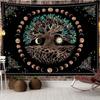Mysterious Tree Of Life Tapestry Wall Hanging Bohemian Fairy Tale Mushroom Forest Witchcraft Mysterious Dormitory Home Decor