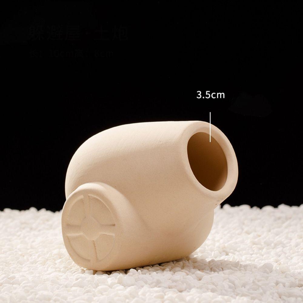Ceramic Aquarium Shrimp Hideaway Multi-style Decorative Fish Hiding Shelter Creativity Multifunctional
