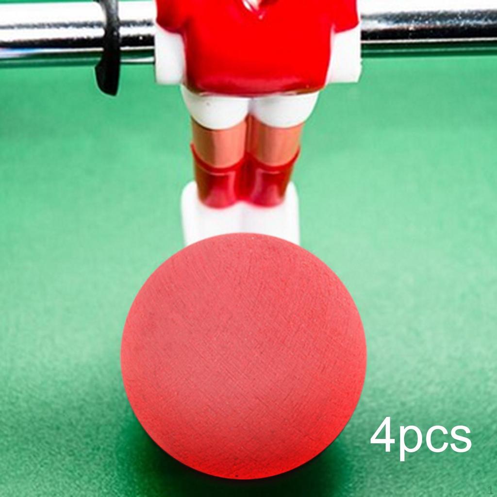 4 Pieces Foosball Balls Replacements 36 Mm for Adults Tabletop Game Accessory Table