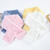 Cute Neckerchief Wrap Winter Warmer Solid Color Girl Plush Scarf Warm Scarf Cross Scarf Neck Warmer