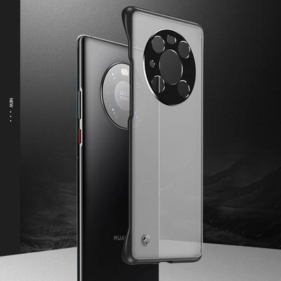 Huawei Mate50Pro P60 Матовый прозрачный металлический защитный чехол для объектива