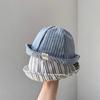Summer Fisherman Hat Soft Cotton Sunshade Basin Cap Outdoor Baby Bucket Hat  For Boys Girls