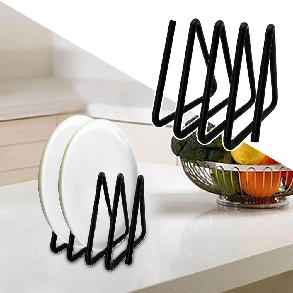 Divided Cutting Board Holder Metal Kitchen Storage Rack Portable Chopping Board Organizer