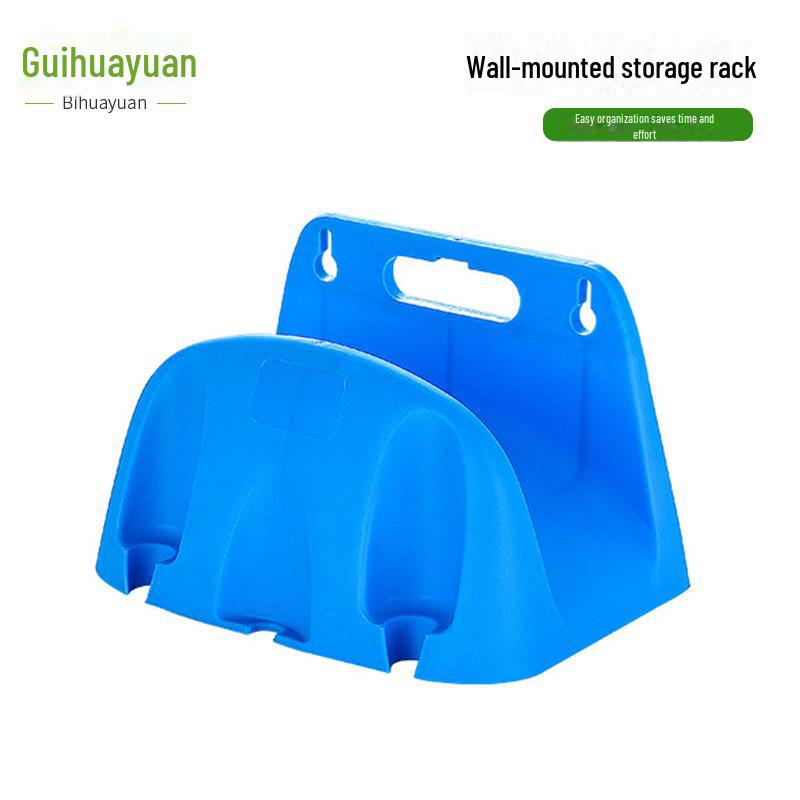 Настенная катушка для шланга для садоводства и автомойки с местом для хранения водяного пистолета