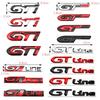Металлическая наклейка на крыло автомобиля GT GTLINE, значок-эмблема на задний багажник