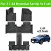 3D TPE Car Floor & Trunk Mats for Santa Fe (2021-2024)