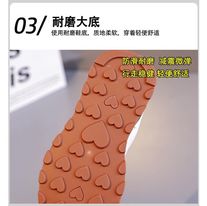 Thick soled comfortable sports shoes for women, versatile casual white shoes, eye-catching little dad shoes