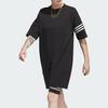 adidas Оригинальное платье с коротким рукавом женское черное IB7309