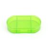 Mini Portable Small Pill Box 3 Compartments Pill Box Plastic Sub-Packing Storage Box Jewelry Storage