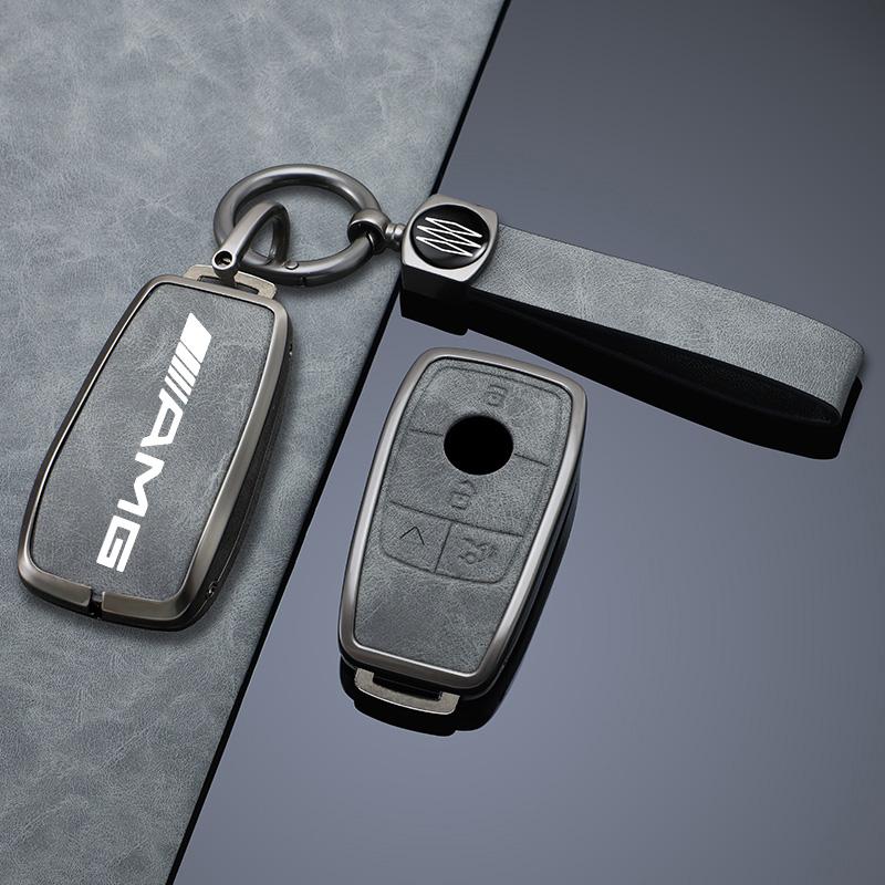FGO2 New 2025 Car Remote Key Case Cover Shell for 2019 2020 Mercedes-Benz A220 E63S AMG E-Class GLE 350 4MATIC E300 E400 E43 W213 Acc