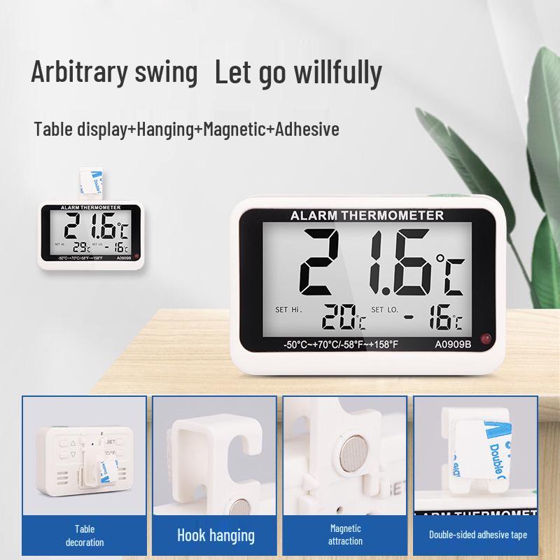 Высокоточный цифровой термометр и гигрометр для холодильников и морозильников