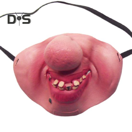 Маска на Хэллоуин из латекса, забавная маска на пол-лица, дышащая, реалистичная, ужасная маска для костюмированной вечеринки, косплей