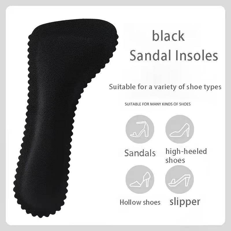 Семиточечные стельки для сандалий, подушечки для женщин, противоскользящие впитывающие пот туфли на высоком каблуке, наклейки на подошву, удобная мягкая подошва