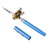 Miniature Pen Fishing Rod Portable   Size Fishing Pole with Reel Wheel for Outdoor