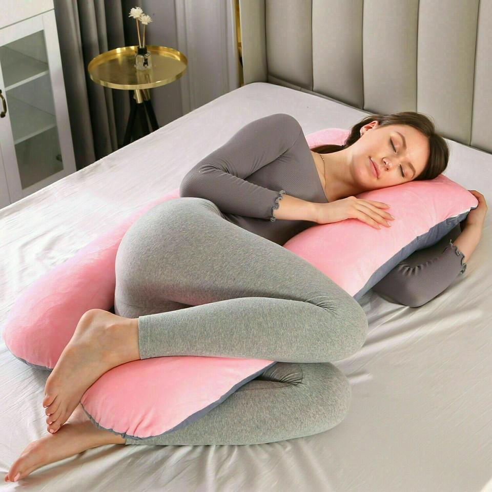 U Shaped Pregnancy Pillow Full Body Pillow for Pregnant Women Sleeping, 60*120cm