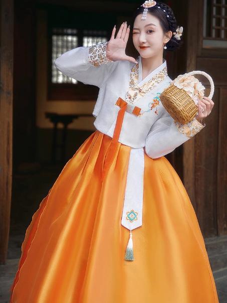 Ethnic Style Korean Ethnic Princess Dress Hanbok Classical Dance Performance Costume Women's Court Hanbok Set