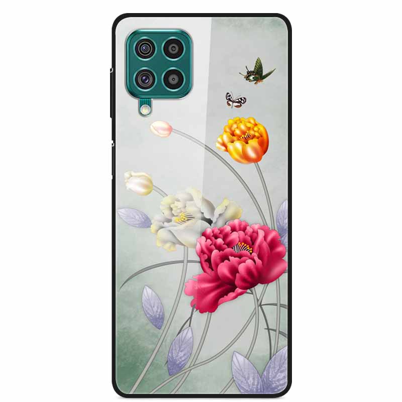 Для Samsung M32 Чехол Закаленное Стекло Жесткая Задняя Крышка Чехол Для Samsung Galaxy A12 A22 M32 Чехол Для Телефона Cover M 32 A 22 Funda Coque