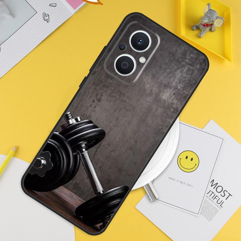 Фитнес Тренажерный зал Бодибилдинг Для OPPO Reno 14F 13F 12F 11F 13 12 11 10 14 Pro 7 8 Lite 8T OPPO Find X5 X6 X8 X9 Pro Чехол