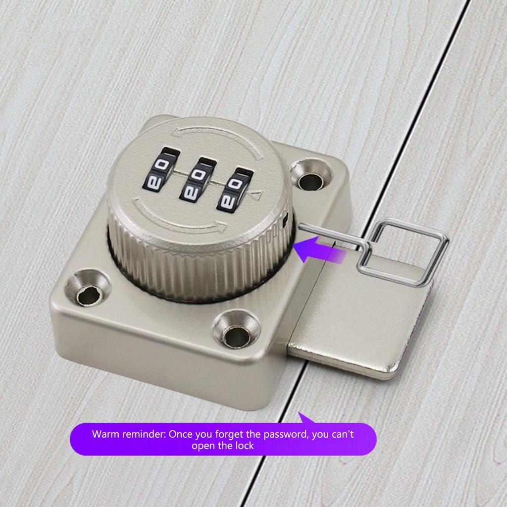 Замок для шкафа из цинкового сплава, трехзначный кодовый замок для шкафа, запирающиеся шкафчики, замок без ключа, замок с паролем, поворотные защелки