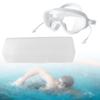Swim Goggles Swimming Adjustable Silicone Strap Adults Anti Fog with Ear Plugs Glasses for