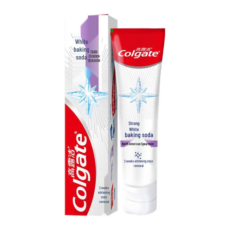 Colgate Сильная Белая Пищевая Сода Мятная Зубная Паста