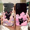 Чехол для Samsung Galaxy A12 SM-A125F Милый Счастливым Кроликом Мультяшная Обложка Мягкий ТПУ Чехлы для Телефона Для Samsung A12 M 12 Galaxy M12 Fundas