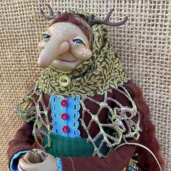 1/2 шт. Кукла-ведьма ручной работы для кухни, удачи, кулинарии, ведьмы, тканевая кукла, украшение, винтажное украшение для дома, офиса, подарок для мамы и друзей
