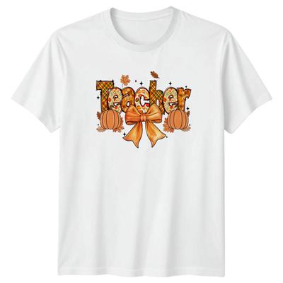 Teacher Appreciation Education Unisexs T Shirt Unisexs Tee Autumn Fall Graphic