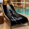 Ayliva Custom Name Beach Towel Large Soft Towel for Indoor Bathroom Outdoor Beach