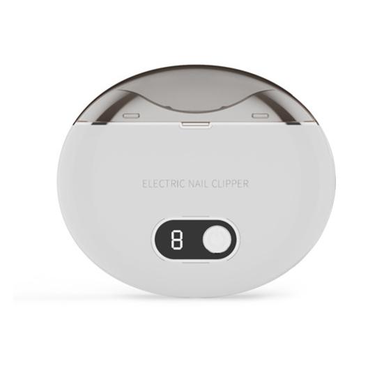 Автоматическая электрическая машинка для стрижки ногтей с цифровым ЖК-дисплеем, 3-скоростной регулируемый триммер для ногтей со светодиодной подсветкой, аккумуляторная электрическая машинка для стрижки ногтей