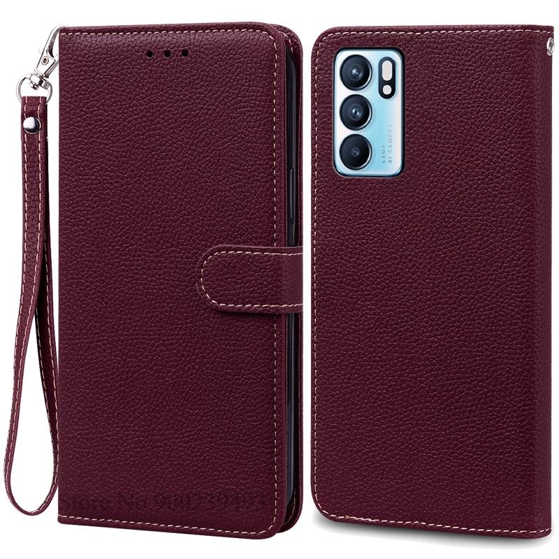 Для OPPO Reno 6 чехол-кошелек кожаный флип-чехол для OPPO Reno 6 5G чехол OPPO Reno 6 Pro 5G чехол для телефона Reno6 Pro Plus Coque Fundas