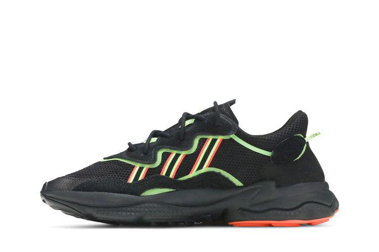 Men's Sneakers adidas Ozweego Black Orange Green Core Black/Solar Green/Hi-Res Coral