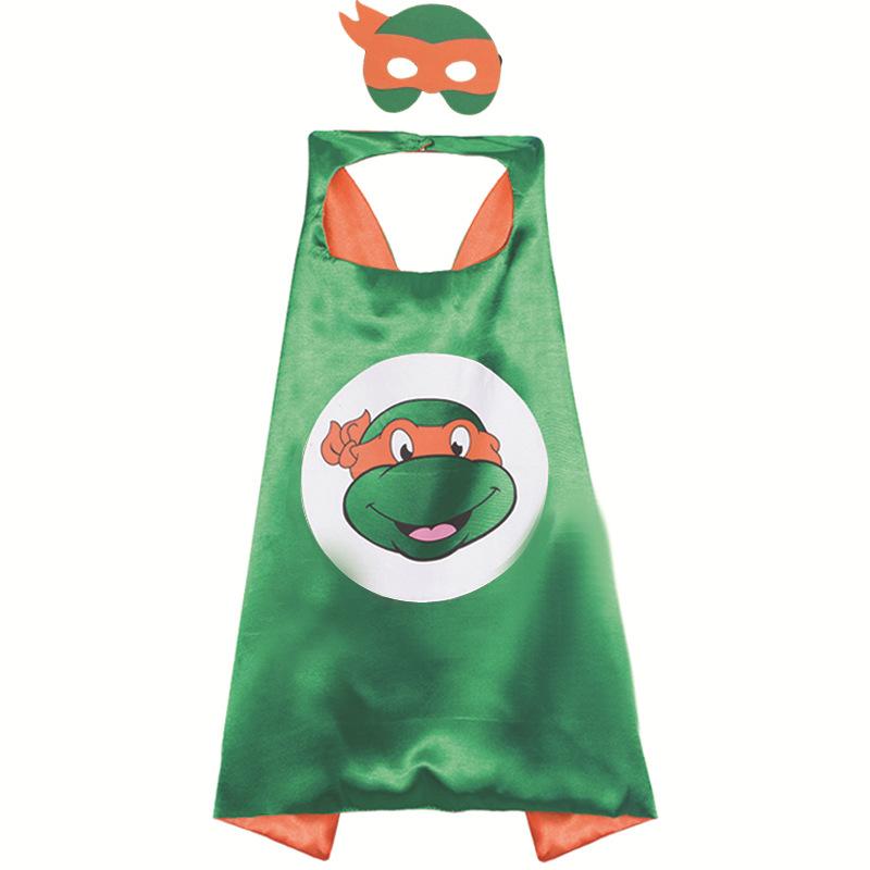 Хэллоуин Черепашки-ниндзя Двухслойная детская накидка-плащ, Накидка Плащ Рождество Детская накидка