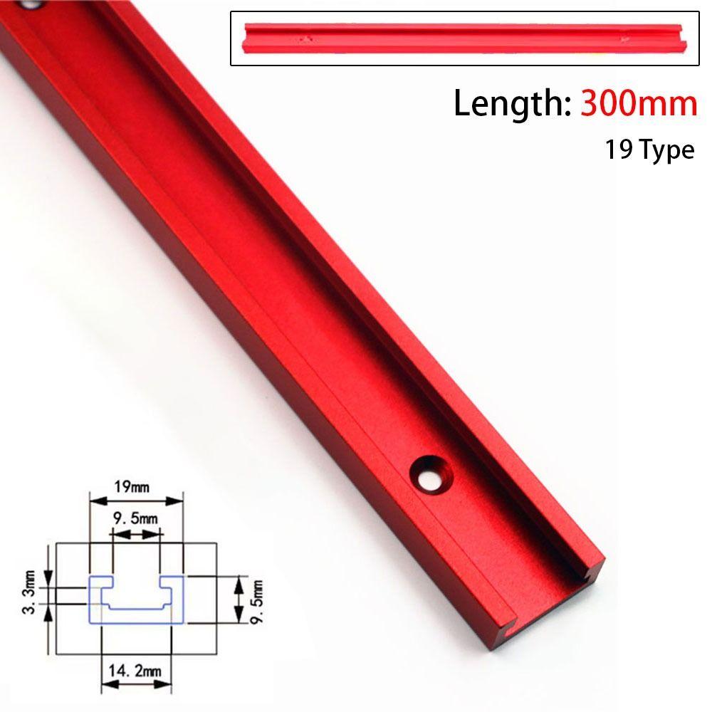 1Pcs Slide Guide Rail T-Slot Track Aluminium Alloy Woodworking Bench T Slot New T-Track