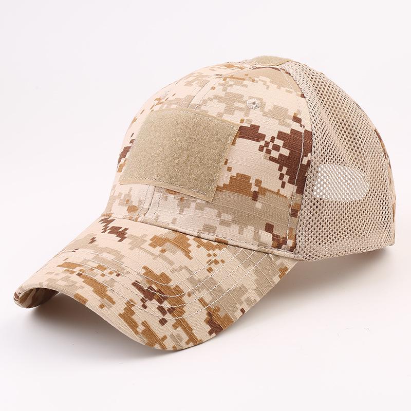 Men's Camouflage Tactical Baseball Cap - Python Pattern Velcro Duckbill Hat for Outdoor Sports