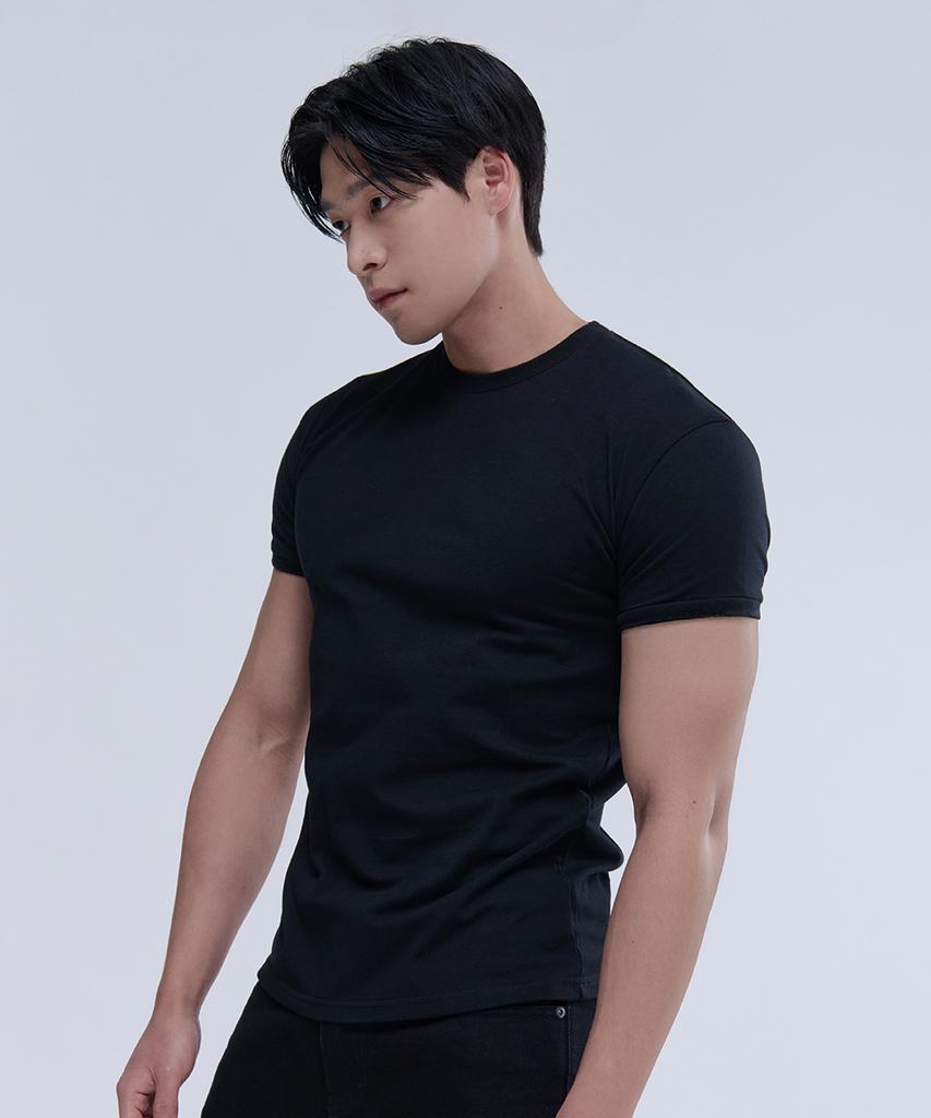 NINEZ [2Pack] Signature Cotton Slim Fit T-Shirt (3 Colors)