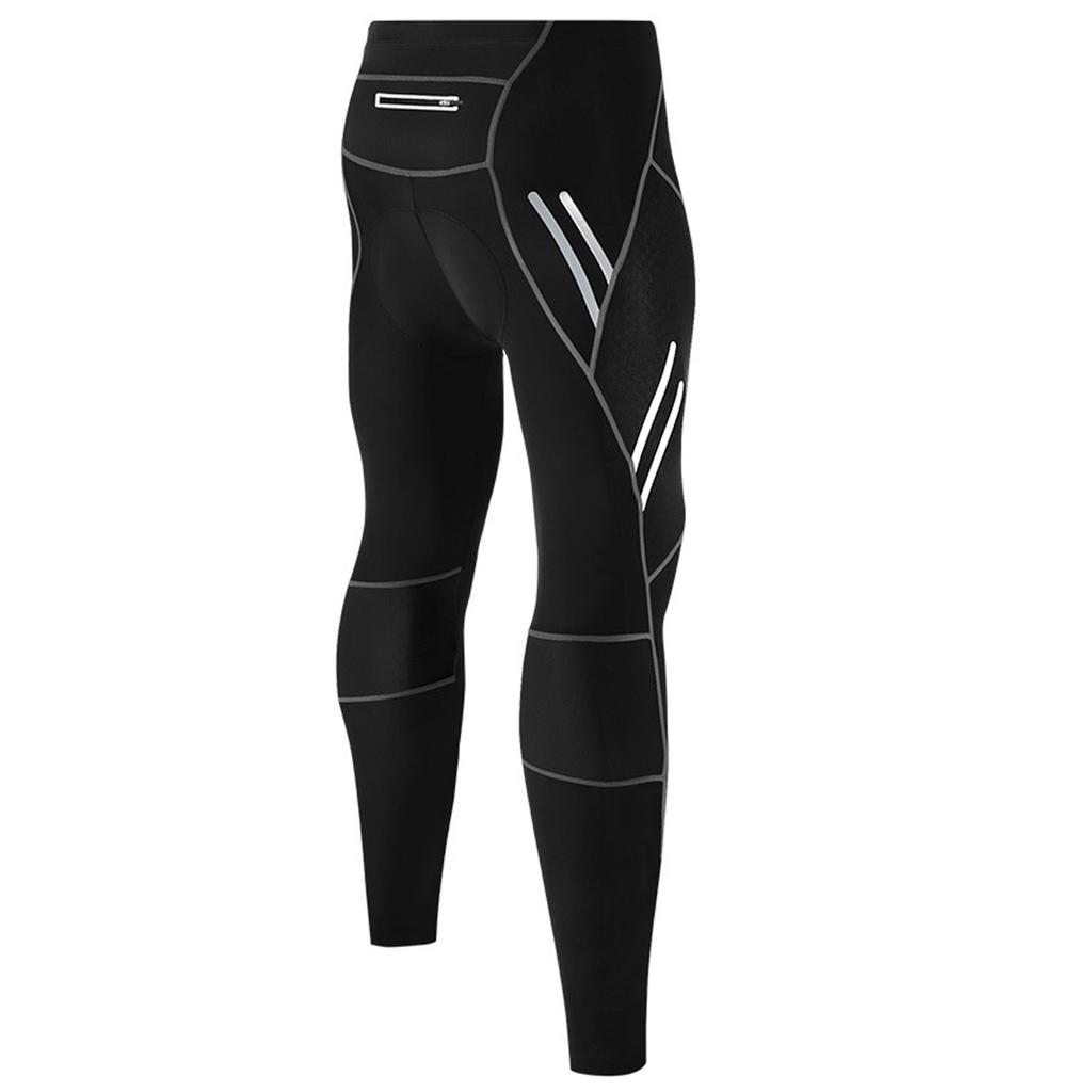 Riding Pants Men"s Mountain Bike Pants with 3D Silicone Cushion Reflective Breathable Gradient