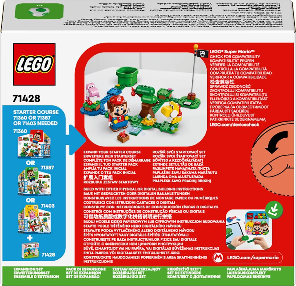 LEGO Super Mario in the Forest Yoshi and Egg Toy Present Birthday Block Educational Christmas Girl Boys Children 6 Years Old 7 Years Old 8 Years