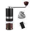 VKCHEF Manual Coffee Grinder with Stainless Steel Mortar, Adjustable Grinding, 6-Degree Adjustment, Grinds Coffee Beans, Perfect for Home or Outdoor U