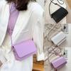 Female Trend Leather Acrylic Chain Shoulder Tote Bag Handbags Crossbody Bags