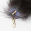 Charm Long Pendant Fluffy Fox Tail Fur Keychain Handbag Accessories Keyring Fashion Lovely 40cm