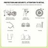 Foldable Electric Bike EB1S  250W Motor 12AH Battery 25km/h High-Speed 14inch Vacuum Inflatable Tires With APP Control