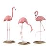 YISHUI Flamingo Interior Pink Figurine Ornament Cute Miscellaneous Goods Resin Ornament Bird Ornament 3 Types HP0131 (Style A)